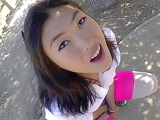 Shemale Pornstar Yuri Myeon's Sexy Cock Wanking